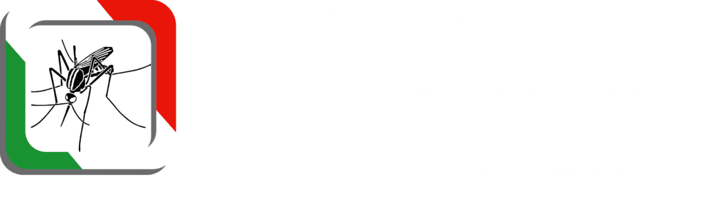 Logo Mister Mosquito in bianco